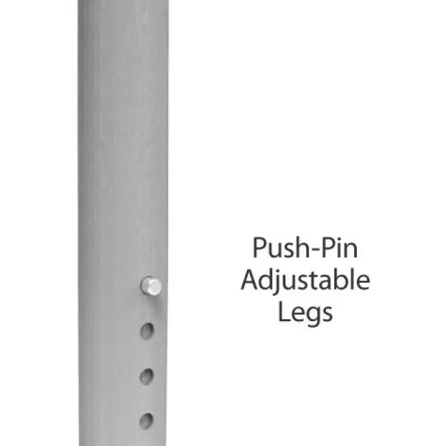 WB Mfg ELO OnVoy Mini Diamond Student Desk w/ Push-Pin Adjustable Round Legs^ Collaborative Desks