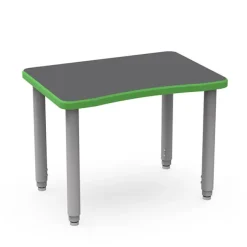 WB Mfg ELO OnVoy Plymouth II Jr. Student Desk w/ Round Adjustable Legs^ Open Front School Desks