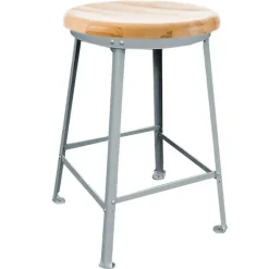 Montisa Elton Steel Stools with Wood Seat^ Stools|Cafe Stools