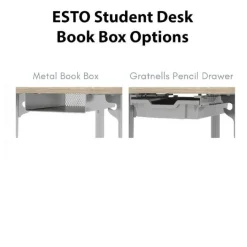 CEF ESTO Hourglass 25-Pack Student Desks^ Desk & Chair Packages|Classroom Desks & Chairs