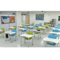CEF ESTO Hourglass Student Desk (T-Mold Edge)^ Collaborative Desks