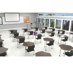 CEF ESTO Hyve Student Desk (Baltic Birch Top)^ Collaborative Desks