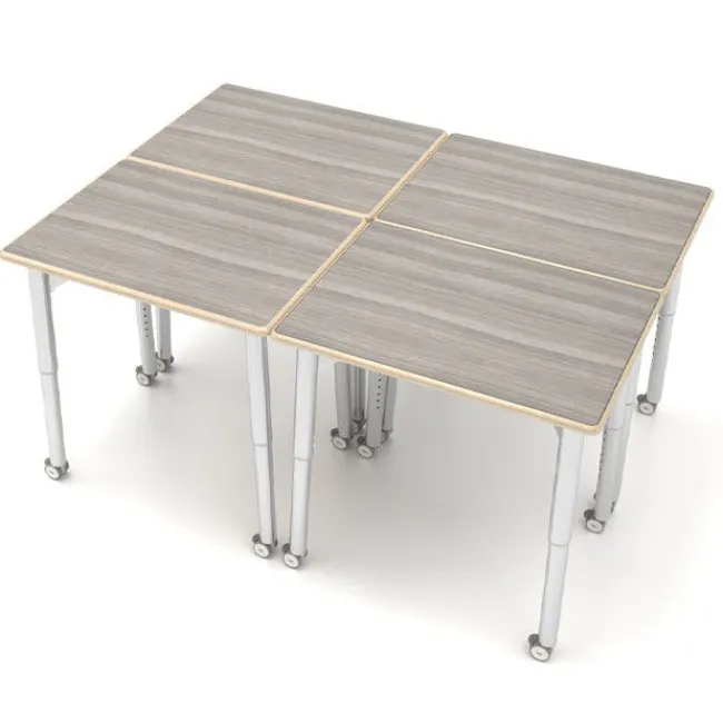 CEF ESTO Rectangle Student Desk (T-Mold Edge)^ Open Front School Desks