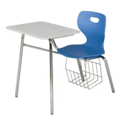 USACapitol Euroflex Combo Desks with Book Basket^ Combo Chair Desks
