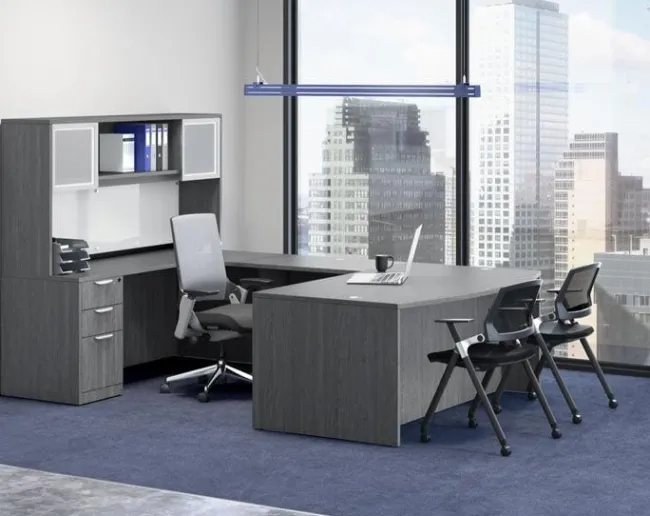 NDI Office Furniture Executive Bow Front Office Suite^ Office Suites