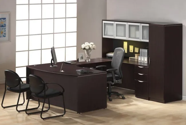 NDI Office Furniture Executive Bow Front Office Suite^ Office Suites
