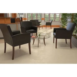 Boss Executive Series Caressoft Box Arm Guest Chair^ Reception & Waiting Room