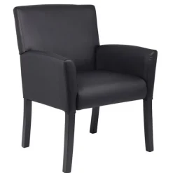 Boss Executive Series Caressoft Box Arm Guest Chair^ Reception & Waiting Room
