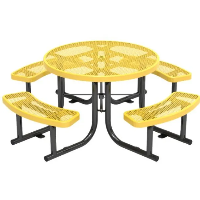 Virco Expanded Metal Outdoor Picnic Table^ Picnic Tables|Outdoor Picnic