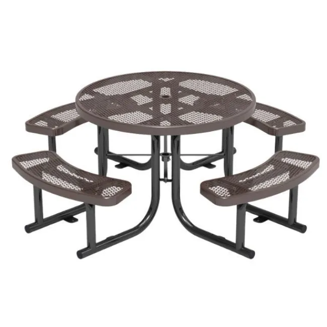 Virco Expanded Metal Outdoor Picnic Table^ Picnic Tables|Outdoor Picnic