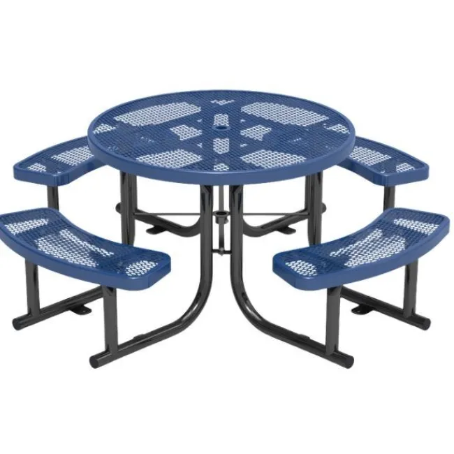 Virco Expanded Metal Outdoor Picnic Table^ Picnic Tables|Outdoor Picnic