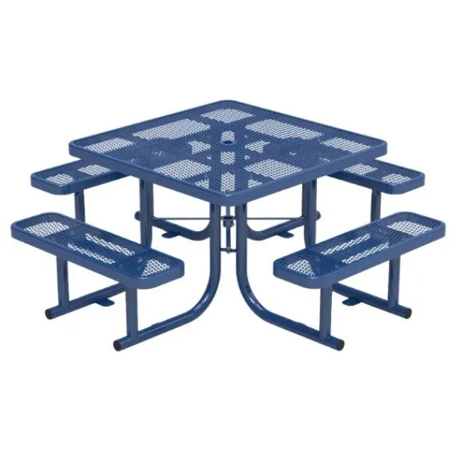 Virco Expanded Metal Outdoor Picnic Table^ Picnic Tables|Outdoor Picnic