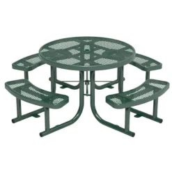 Virco Expanded Metal Outdoor Picnic Table^ Picnic Tables|Outdoor Picnic