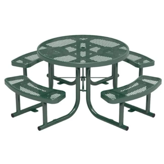 Virco Expanded Metal Outdoor Picnic Table^ Picnic Tables|Outdoor Picnic