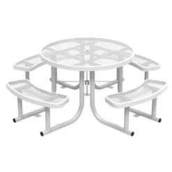 Virco Expanded Metal Outdoor Picnic Table^ Picnic Tables|Outdoor Picnic