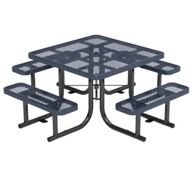 Virco Expanded Metal Outdoor Picnic Table^ Picnic Tables|Outdoor Picnic