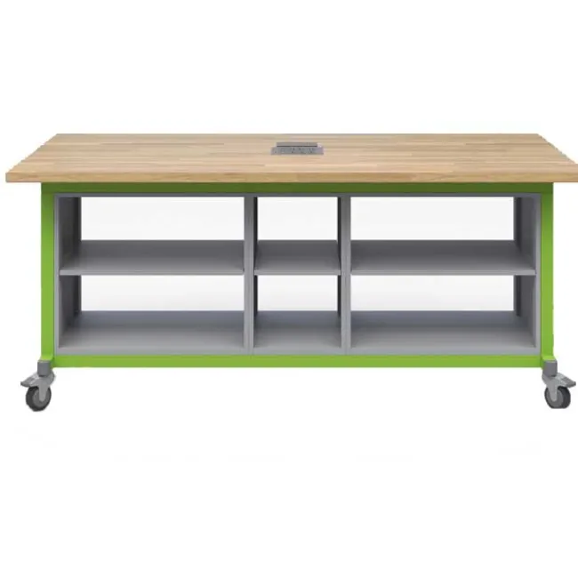 Haskell Explorer Partitioned Storage Maker Tables by^ Makerspace & Shop|Art Tables