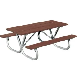 Ultra-Play Extra Heavy-Duty Bolt-Thru Recycled Plank Picnic Tables^ Picnic Tables|Outdoor Picnic