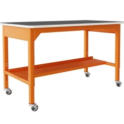 Diversified Spaces Fab Lab Workbench w/ Laminate Top (30'' x 72'')^ Makerspace & Shop