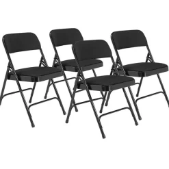 National Public Seating Fabric Folding Chairs Model 2200 (4 Pack)^ Folding Chairs