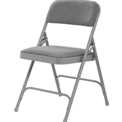Caprock Fabric Padded Folding Chair ( Pack of 4 )^ Folding Chairs