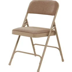 Caprock Fabric Padded Folding Chair ( Pack of 4 )^ Folding Chairs
