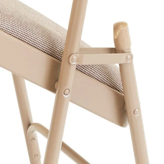 National Public Seating Fabric Padded Folding Chairs Triple Braced 2300 (4 Pack)^ Folding Chairs