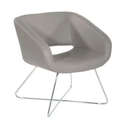 Office Star Faux Leather Lounge Chair^ Reception & Waiting Room
