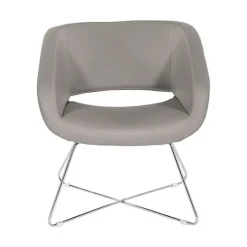 Office Star Faux Leather Lounge Chair^ Reception & Waiting Room