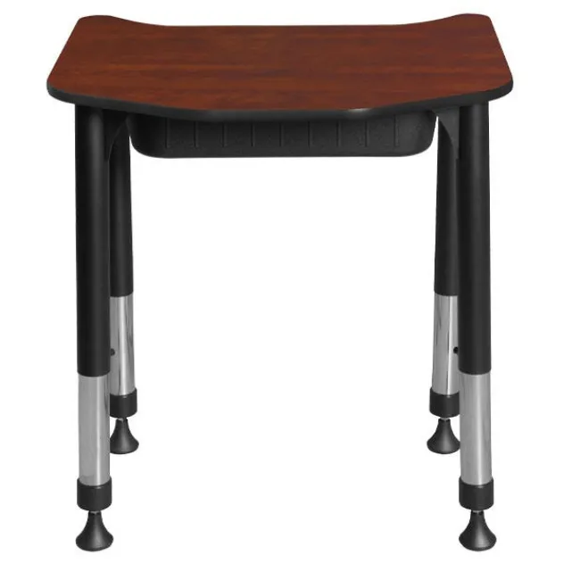 Regency Office Products Ferris Height Adjustable Student Desk with Book Box (26" x 24")^ Collaborative Desks