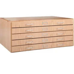 Diversified Spaces Flat File Stackable 5 Drawer Cabinets^ Art Supply Cabinets|Flat File & Paper Racks