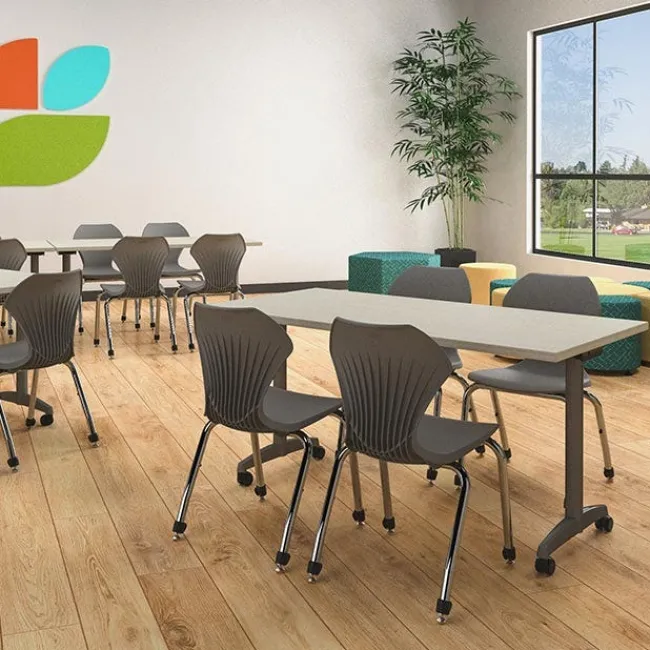 Marco Group Flip and Nest Training Table - 36'' x 60'' Rectangle^ Training & Seminar