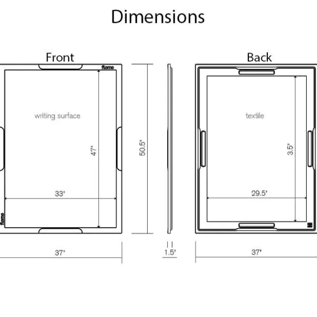 Muzo Flomo Mobile Magnetic Dry Erase Board^ Outdoor Boards|Combination Boards