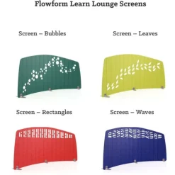 Smith System Flowform Learn Lounge Package, 7 Piece Group Work Pod^ Cafe Table & Chair Sets|Breakroom & Café