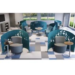 Smith System Flowform Learn Lounge Package, 3 Piece Single Pod^ Soft Seating|Soft Seating & Lounge