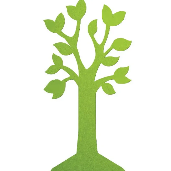 Smith System Flowform Learn Lounge Wall Mounted Pecan Tree^ Bulletin Boards|Acoustic Panels