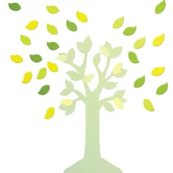 Smith System Flowform Learn Lounge Wall Mounted Leaves - Set of 10^ Acoustic Panels