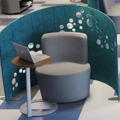 Smith System Flowform Oval Laptop Side Lounge Table^ Waiting & Reception