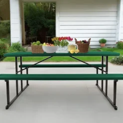 National Public Seating Folding Picnic Table^ Picnic Tables|Outdoor Picnic