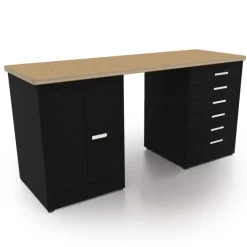 CEF Forge 2-Pod Metal Work Desk^ Workshop & Tool Cabinets|Makerspace & Shop