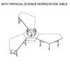 Diversified Spaces Forward Vision Table - HPL Laminate with Maple Legs (36'' H)^ Science|Science Tables