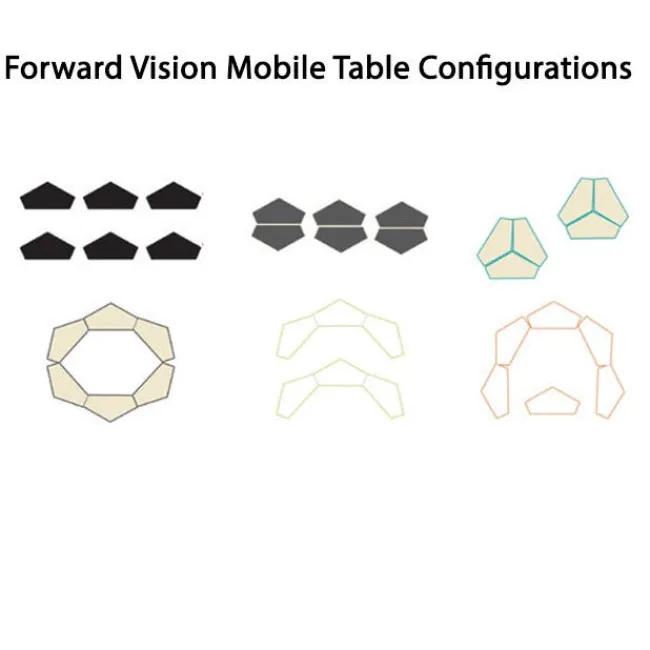 Diversified Spaces Forward Vision Table - HPL Laminate with Maple Legs (36'' H)^ Science|Science Tables
