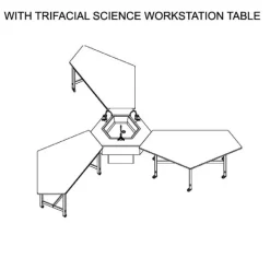 Diversified Spaces Forward Vision Table - Phenolic Resin with Maple Legs (36'' H)^ Science|Science Tables