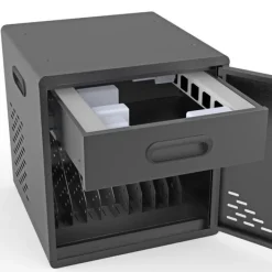 Luxor Four Modular Charging Cabinets & Double Dolly w/ Handle Bundle^ Charging Stations