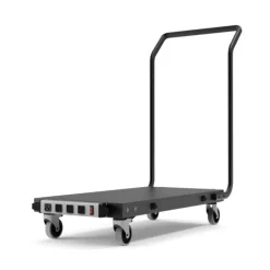 Luxor Four Modular Charging Cabinets & Double Dolly w/ Handle Bundle^ Charging Stations