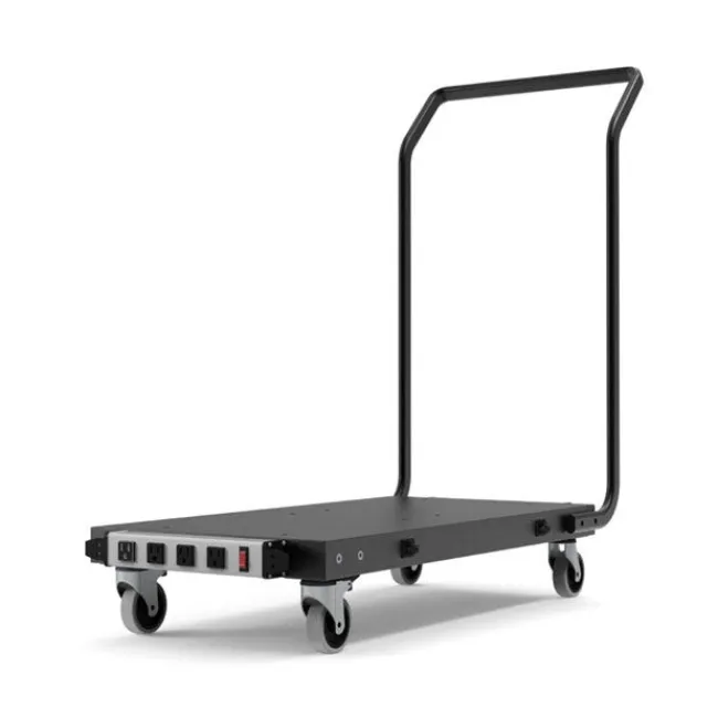 Luxor Four Modular Charging Cabinets & Double Dolly w/ Handle Bundle^ Charging Stations