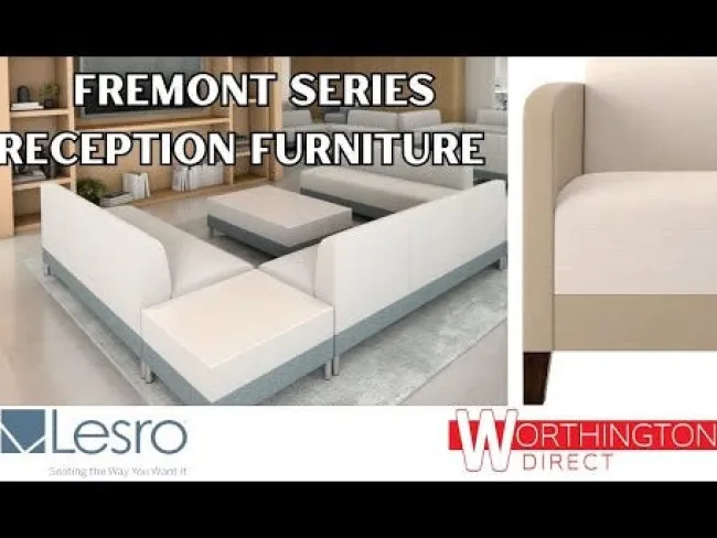 Lesro Fremont Series Reception Seating^ Reception & Waiting Room
