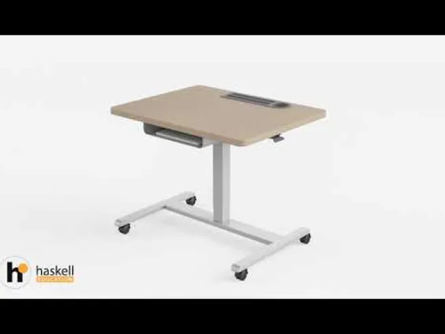 Haskell Fuzion Sit to Stand Adjustable Desks^ Teacher Desks|Stand-Up Student Desks