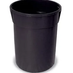 Ultra-Play 32 Gallon Outdoor Metal Trash Receptacle Kit w/ Lid & Liner^ Trash & Recycling Bins