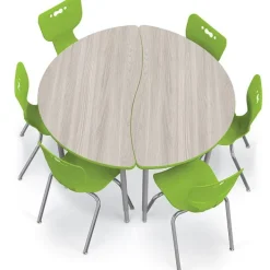 Mooreco Half Round Creator Table & Hierarchy Chair Package^ Activity Tables & Chairs|Activity Table & Chair Packages